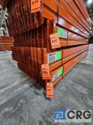 Lot of (30) 10 foot (L) X 4 inches (H) crossbeams, Teardrop style