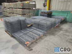 Lot asst size pallet rack decks (smaller and bigger cuts to fit)