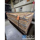 Lot of (20) 8 feet X 4 feet wood decking