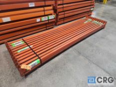 Lot of 24 cross beams, (10 1/2 ft long X 3 inch tall X 1 1/2 inch step) STRAPPED AND READY TO SHIP