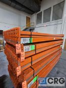 Lot of (90) 8 foot (L) crossbeams, Teardrop style