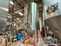 Saaz Stainless Steel Cone Bottom Jacketed Fermentation Tank