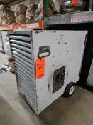 Lot of (2) 170K BTU L.B. WHITE heaters complete with thermostat, duct and diffuser