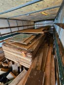 Lot of (80) sheets of plywood 4 foot X 8 foot X 3/4 inch