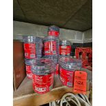 Lot of (12) buckets (1000 per bucket) of SENCO number 7 screws 2 inches long