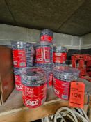 Lot of (12) buckets (1000 per bucket) of SENCO number 7 screws 2 inches long