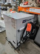 Lot of (2) 170K BTU L.B. WHITE heaters complete with thermostat, duct and diffuser, m/n TS170 s/n