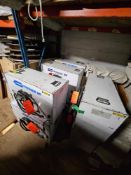 Lot of (4) 80K BTU L.B.White heaters with T'Stat, duct and diffuser