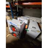 Lot of (4) 80K BTU L.B.White heaters with T'Stat, duct and diffuser