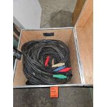 Lot of assorted (2) 50 foot, (1) 6 foot pigtail for attaching generator