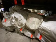 40ft X 80ft White High Peak, TOP ONLY, 20ft ends and mids x 11ft pitch, (3) 19 foot wood