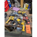 Lot of (5) assorted drills