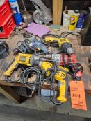 Lot of (5) assorted drills
