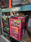 Lot of assorted 1 inch straps with ratchets