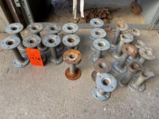 Lot of (20) tent flanges,