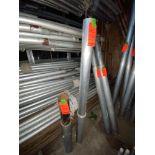 Lot of (3) SCH 40 2ft x 4in. aluminum extensions