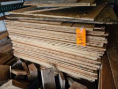 Lot of (80) sheets of plywood 4 foot X 8 foot X 3/4 inch