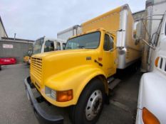 2000 International 4900 Diesel box truck, 24ft body, 5 speed, VIN 1HTSDAAM1YH309531 174,514 miles,