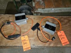 Lot of (2) 1500W dimmers with triple tap
