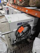 Lot of (2) 170K BTU L.B. WHITE heaters complete with thermostat, duct and diffuser, m/n TS170, s/n