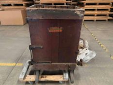 Minnich antique manual cardboard baler