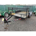 Carry On Dual Axle 14 ft Wood Deck Trailer w/Ramp