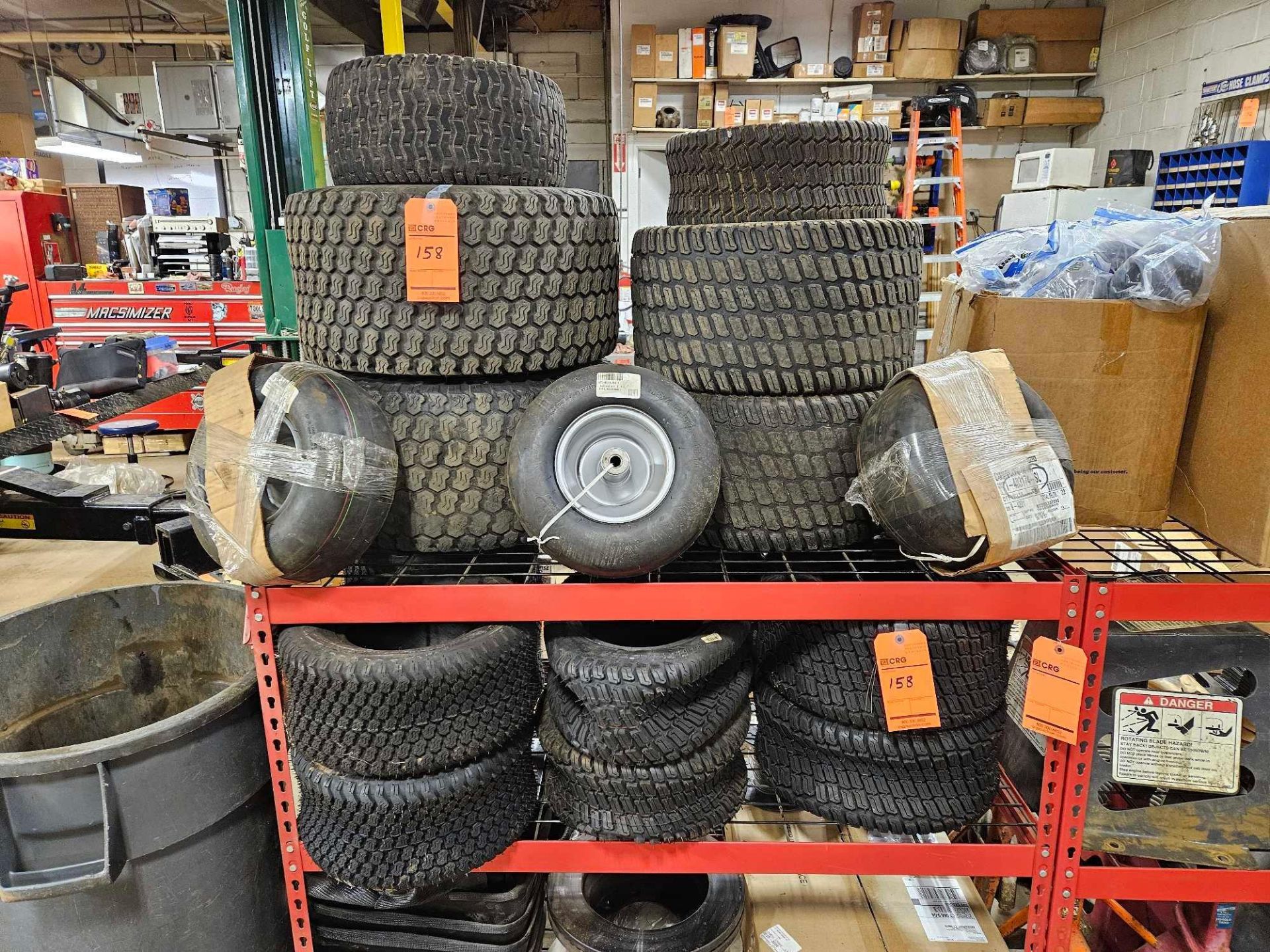 Assorted Riding Lawnmower Tires - Image 2 of 2