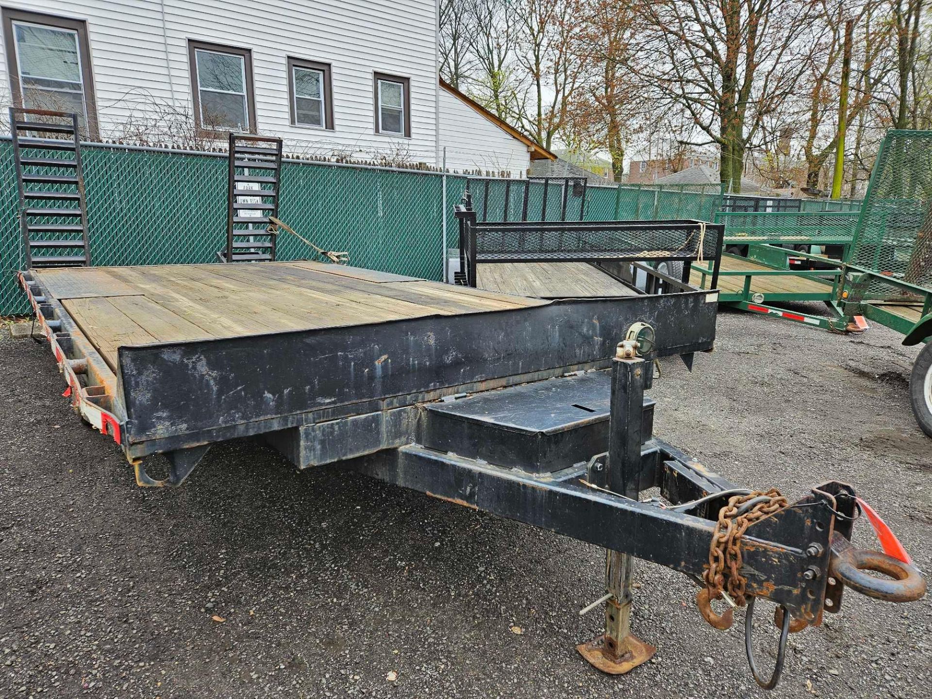 2014 Belmont Dual Axle, 14 ft Wood Deck Trailer w/Ramp - Image 2 of 5