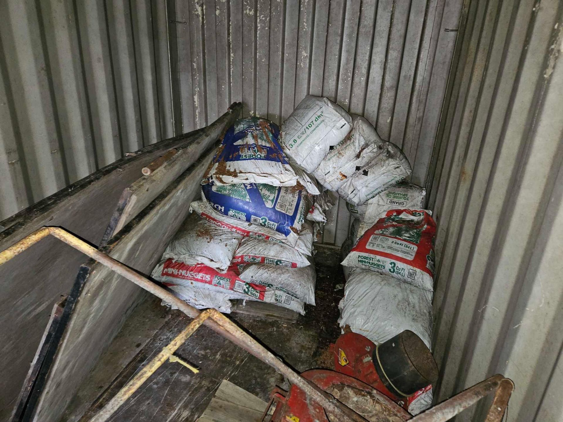 Assorted Blower Attachments/Bags of Peat Moss/Mulch & Contents of Container - Image 4 of 6