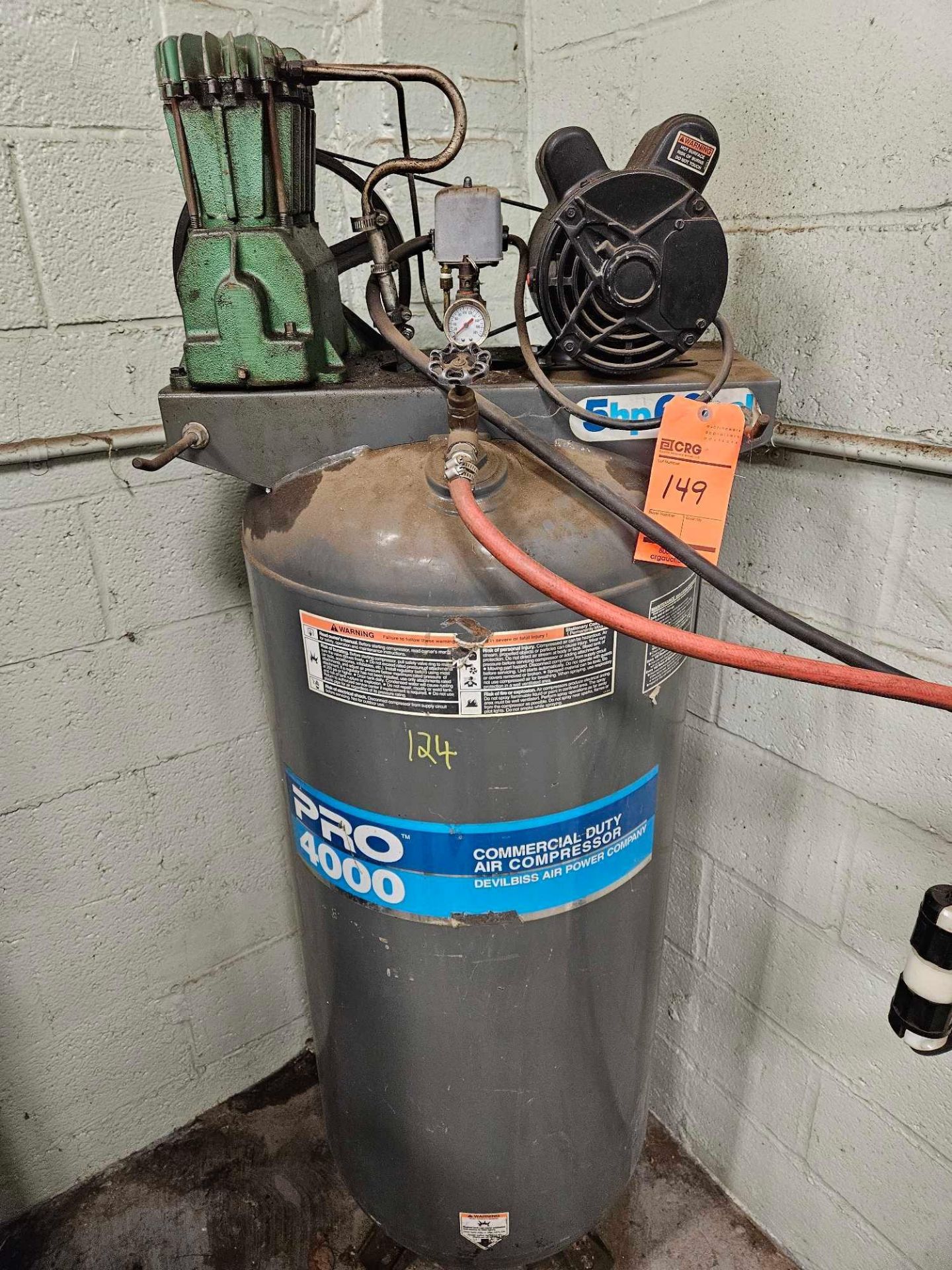 DeVilbiss Commercial Air Compressor