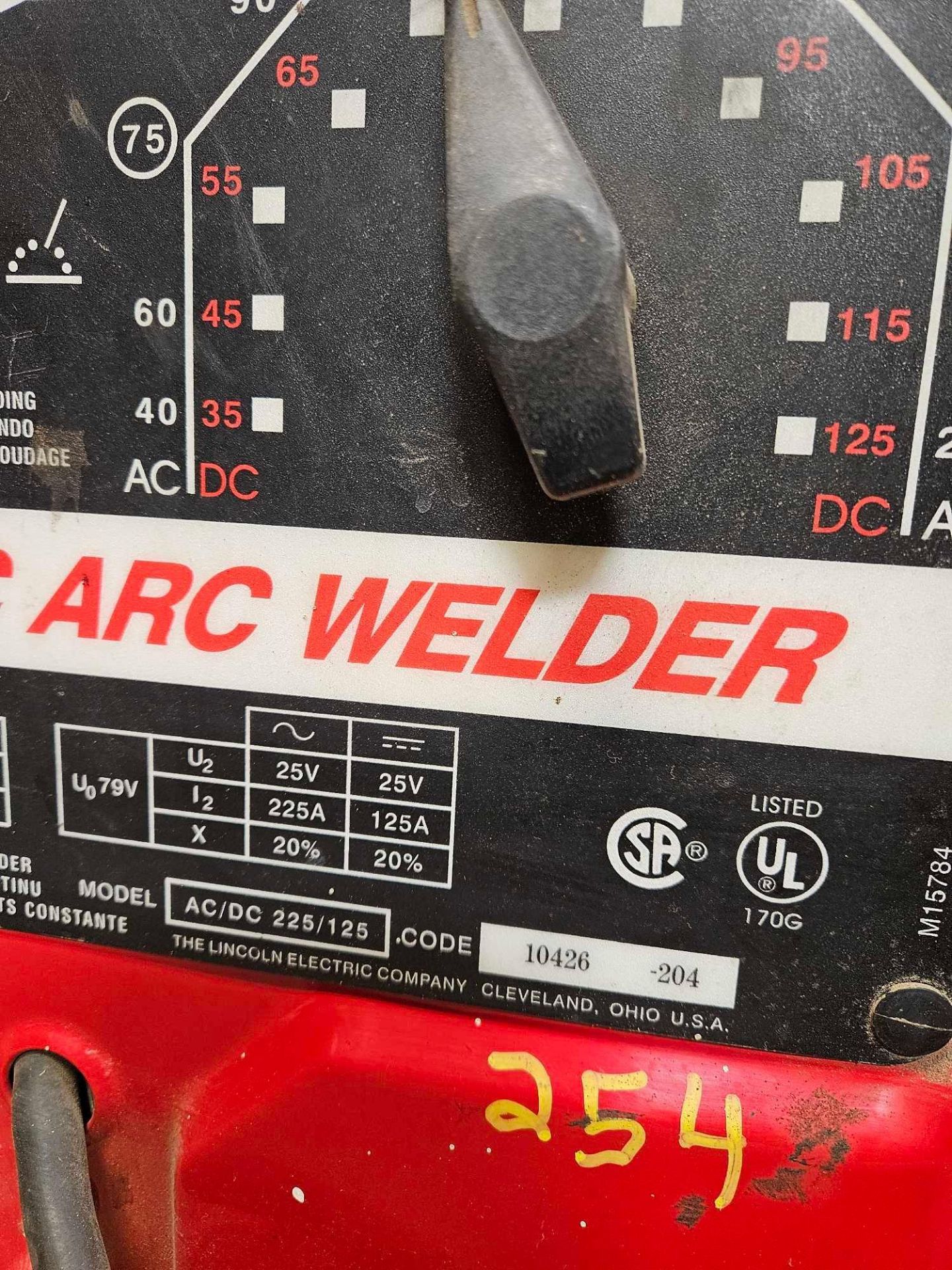 Lincoln Electric AC/DC ARC Welder - Image 4 of 5