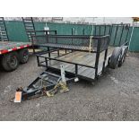 2010 Carry On Dual Axle 16 ft Wood Deck Trailer w/Ramp