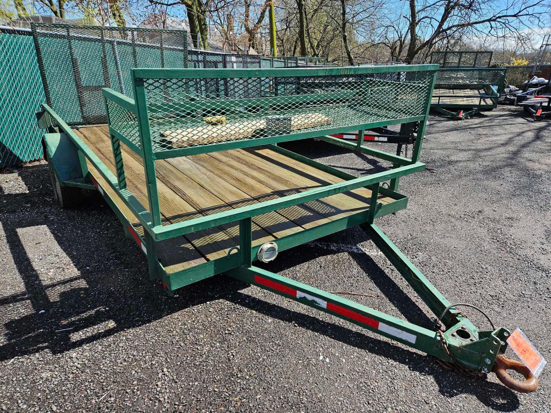 Carry On 14 ft Wood Deck Trailer w/Ramp - Image 2 of 3