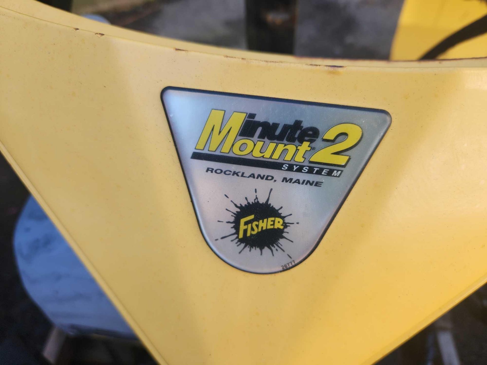 Fisher 9 1/2 ft Storm Guard Minute 2 Mount V-Plow Blade - Image 2 of 2
