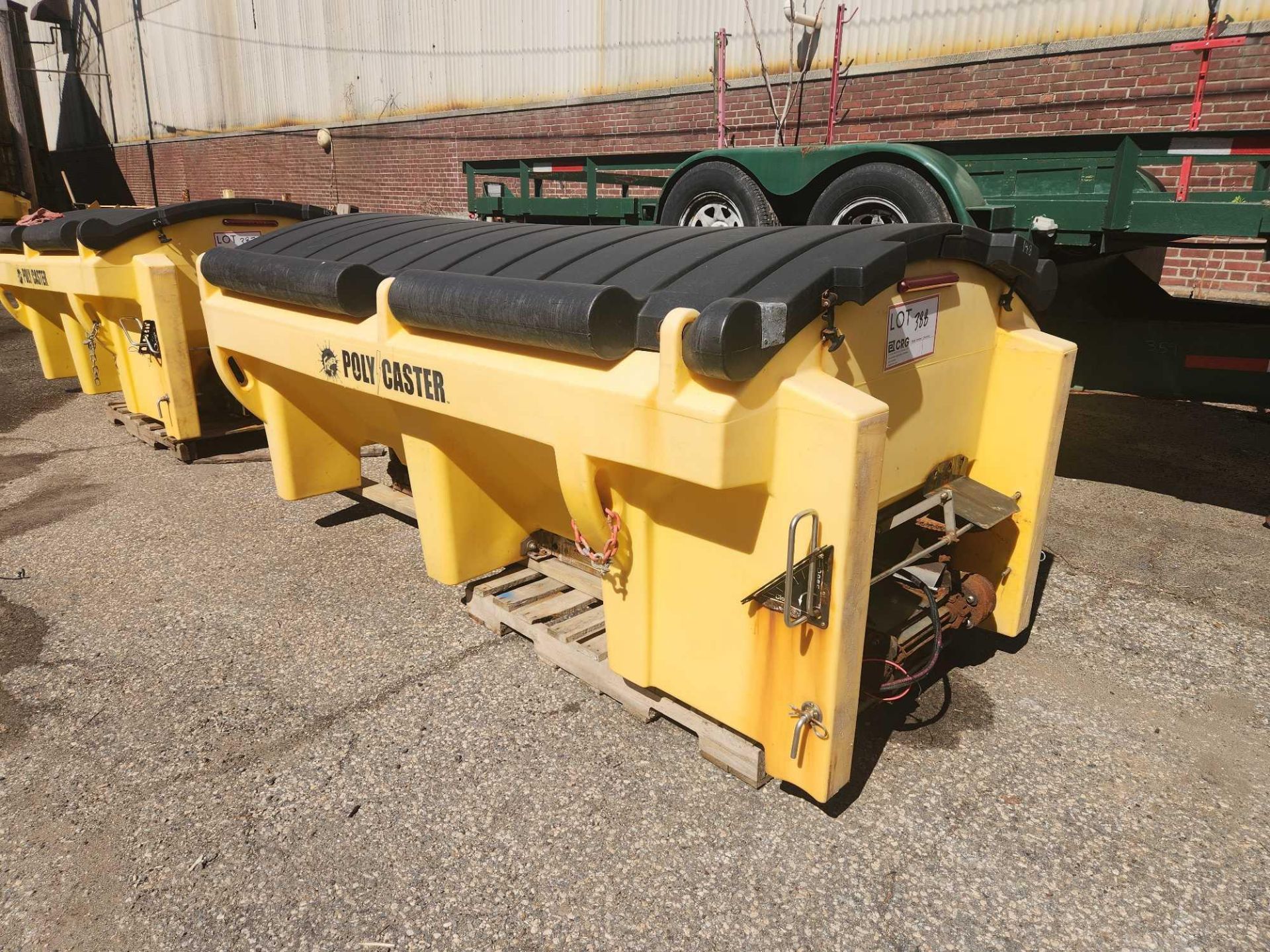 Fisher Poly Caster Truck Bed Sander Spreader