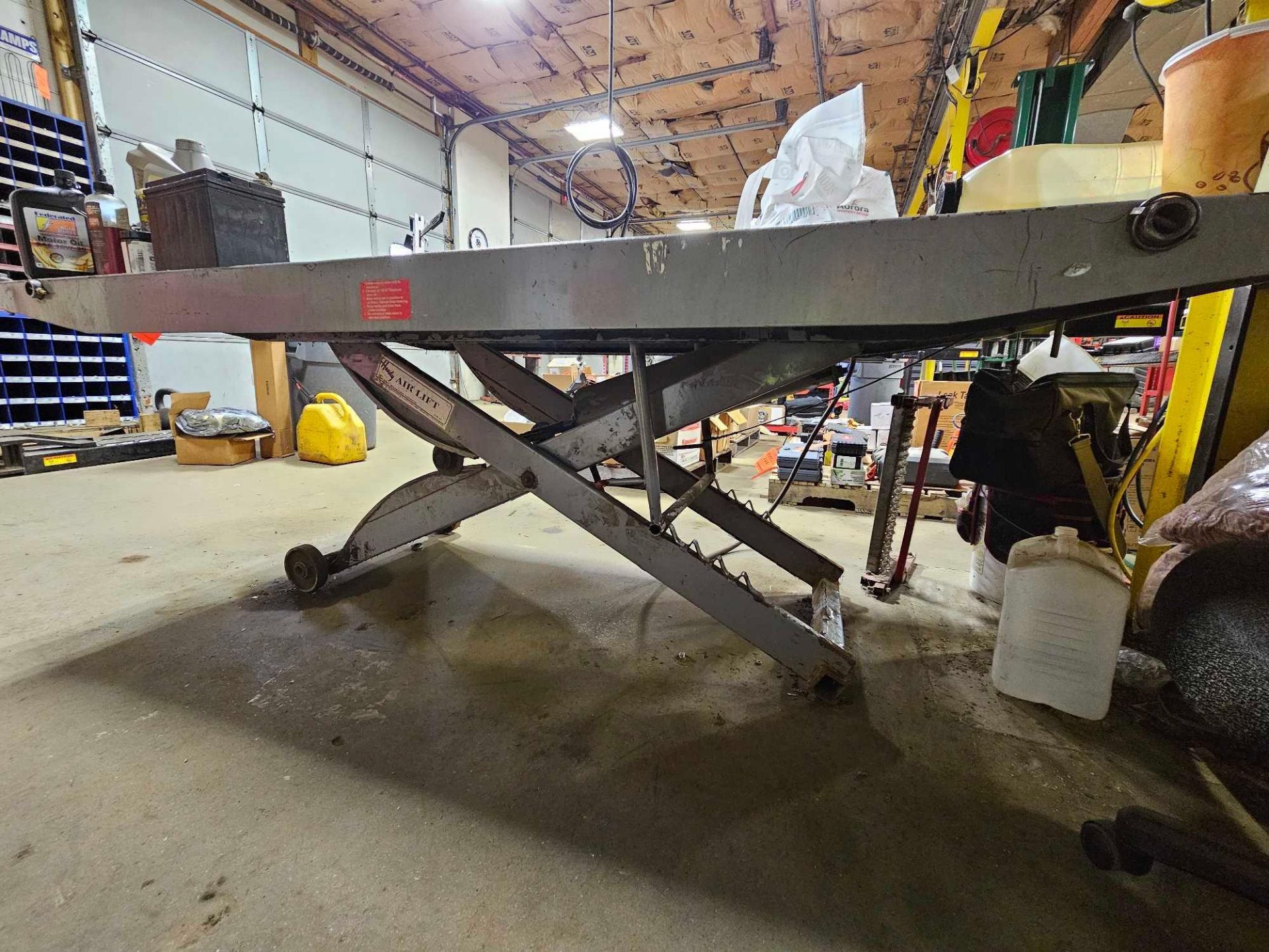 Hydraulic Steel Table w/Mini-Tire Changer - Image 3 of 3