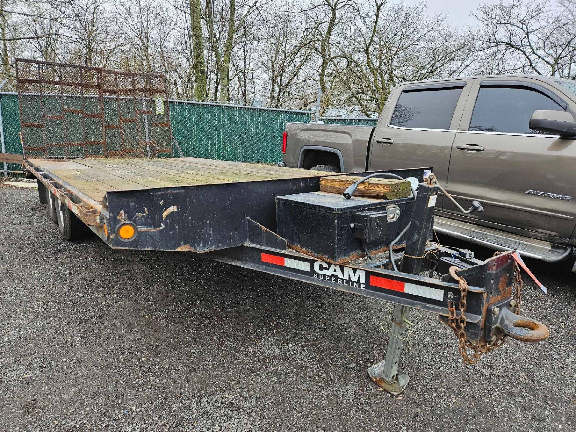 2012 CAM Superline, Dual Axle, 15' Wood Deck Trailer w/Ramp - Image 2 of 5