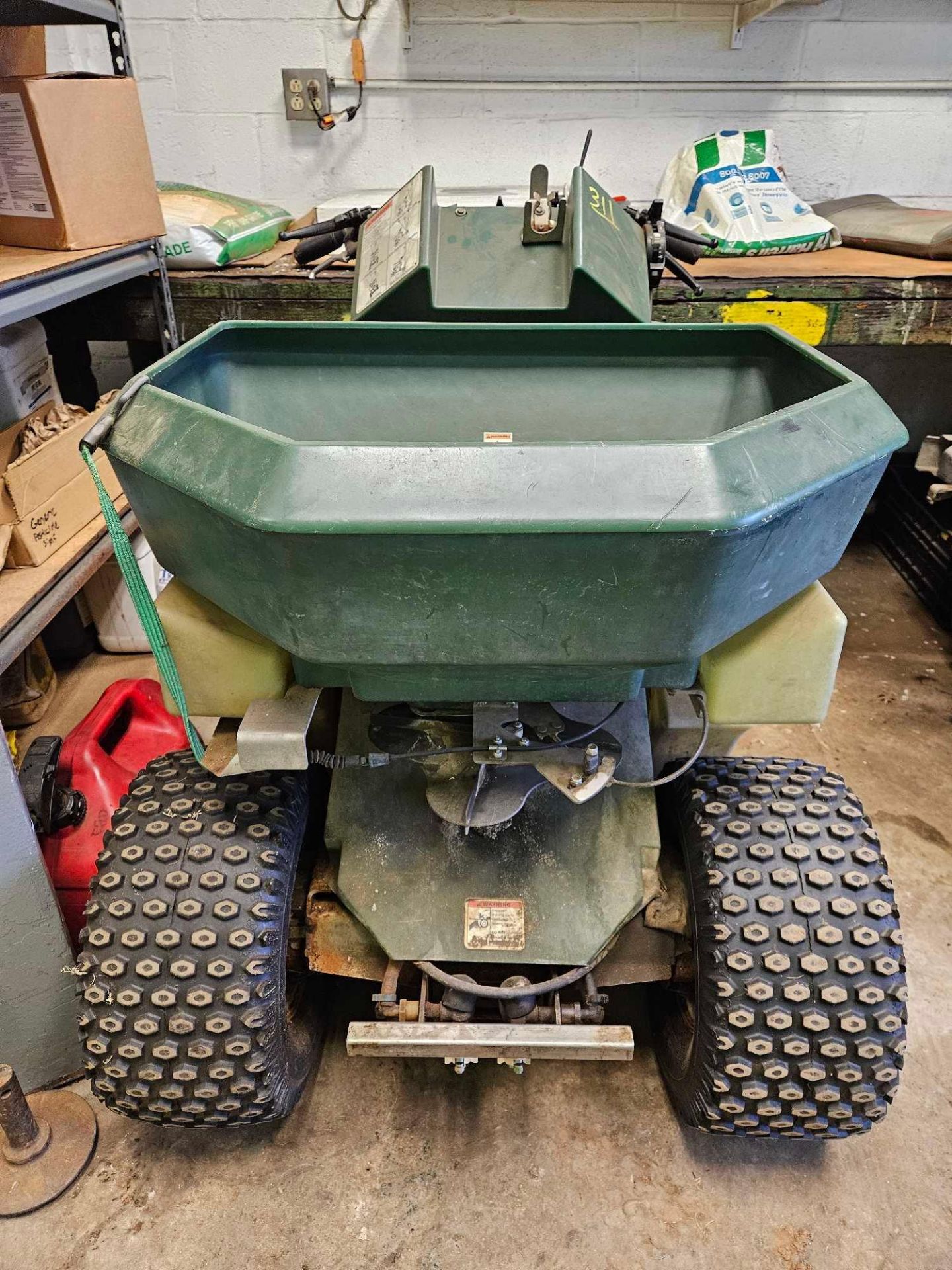 Perma Green Ride Behind Fertilizer Spreader/Sprayer