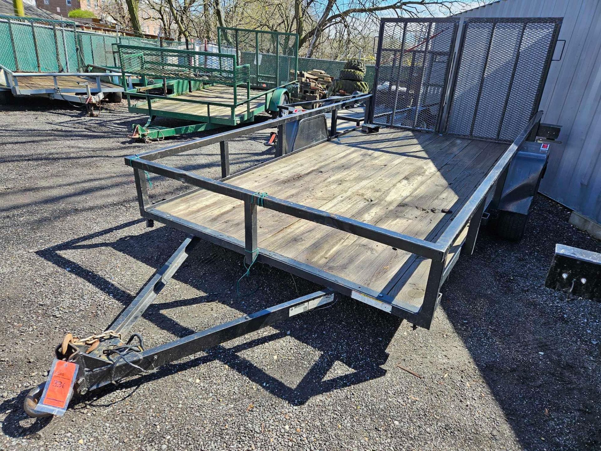 2013 12 ft Wood Deck Commercial Trailer w/Ramp