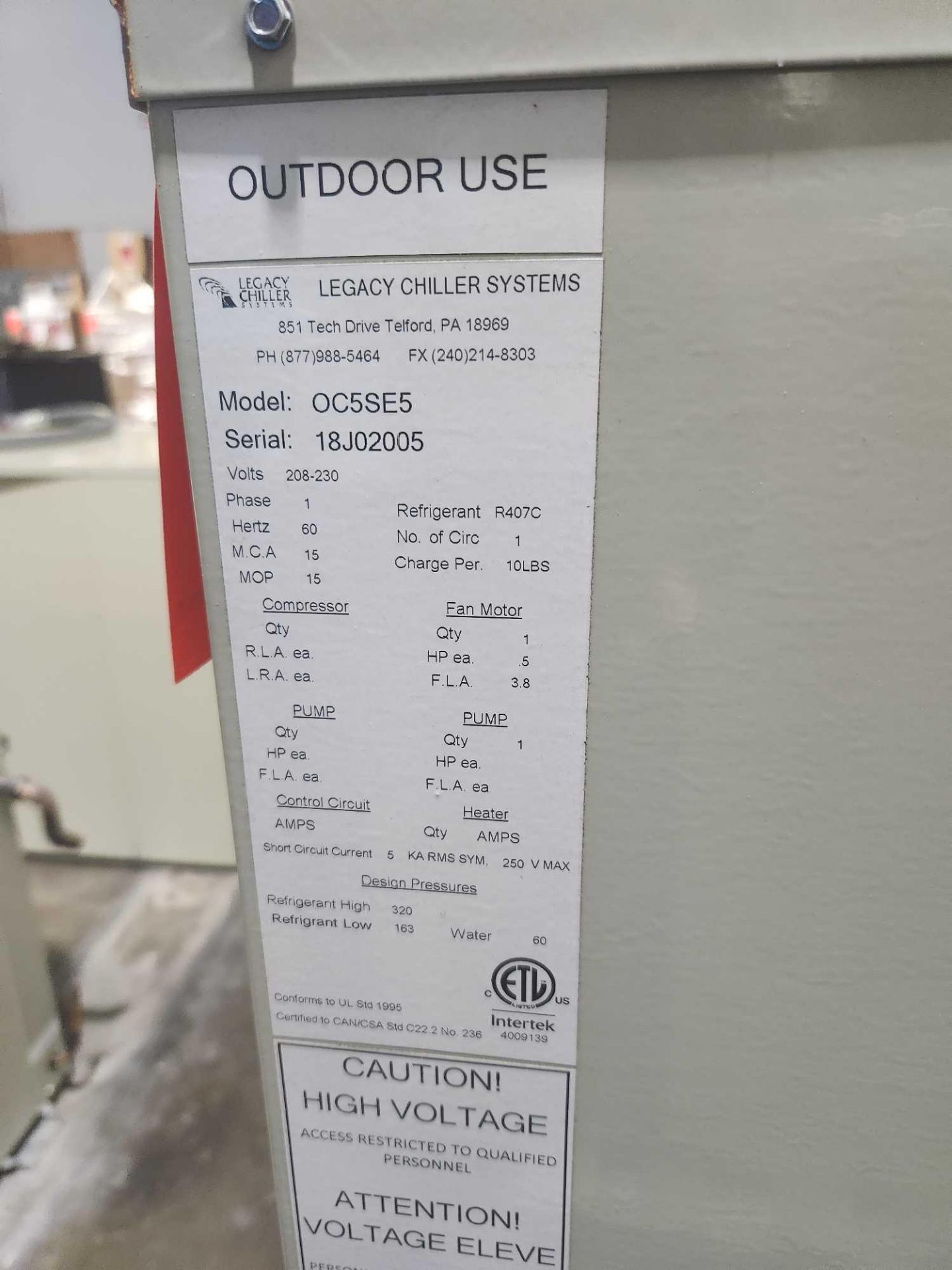 Legacy Chiller - Image 8 of 9