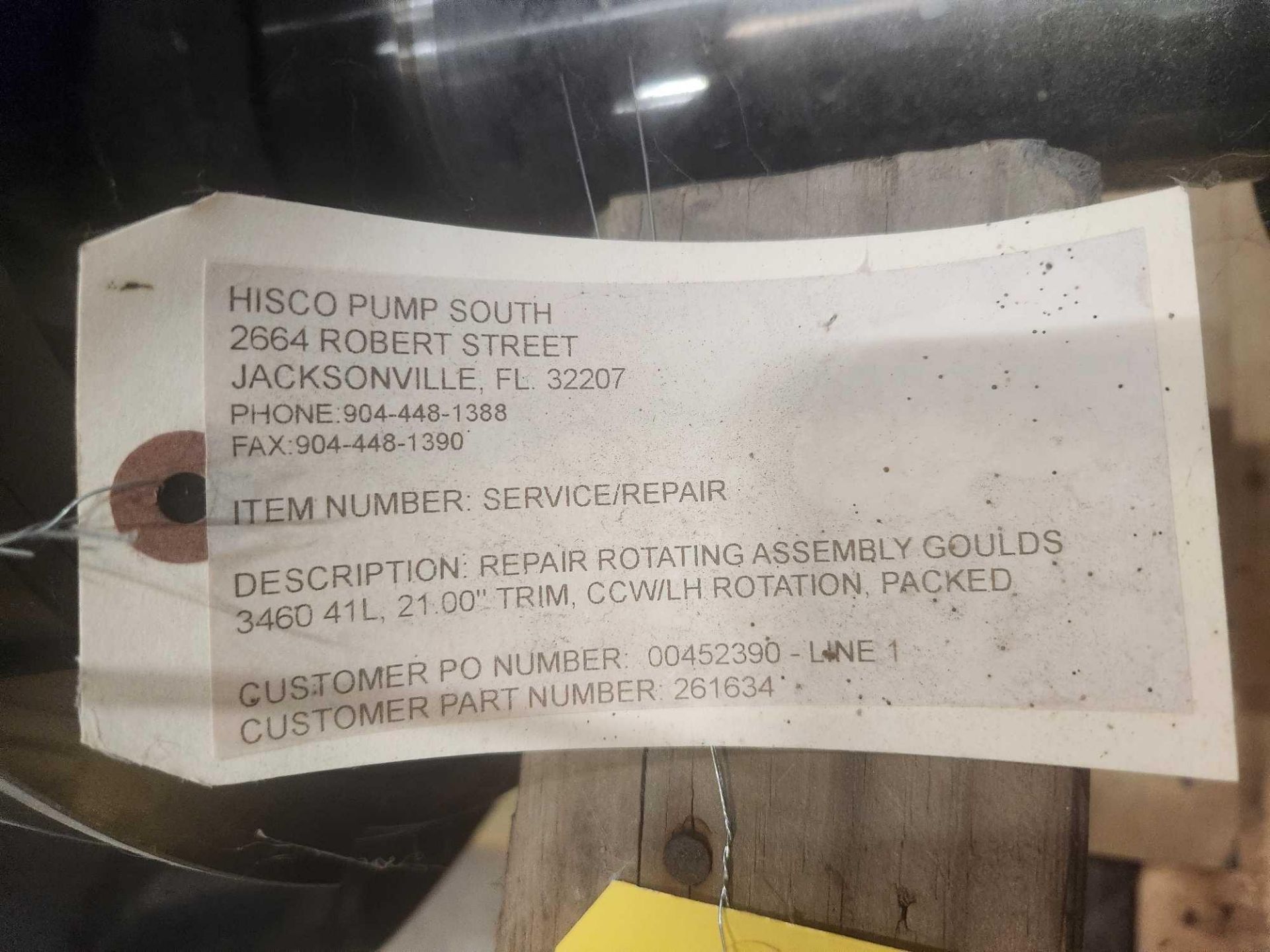 Goulds Rotary Pump Shaft Assembly - Image 2 of 2