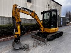2020 CAT 303.5E2 Enclosed Cab Excavator