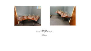 Assorted Glass/Plastic Punch Bowls