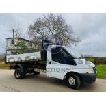 (ON SALE) FORD TRANSIT 2.4TDCI "TIPPER" TWIN REAR WHEELS - 08 REG - LONG MOT - ELECTRIC TIPPER