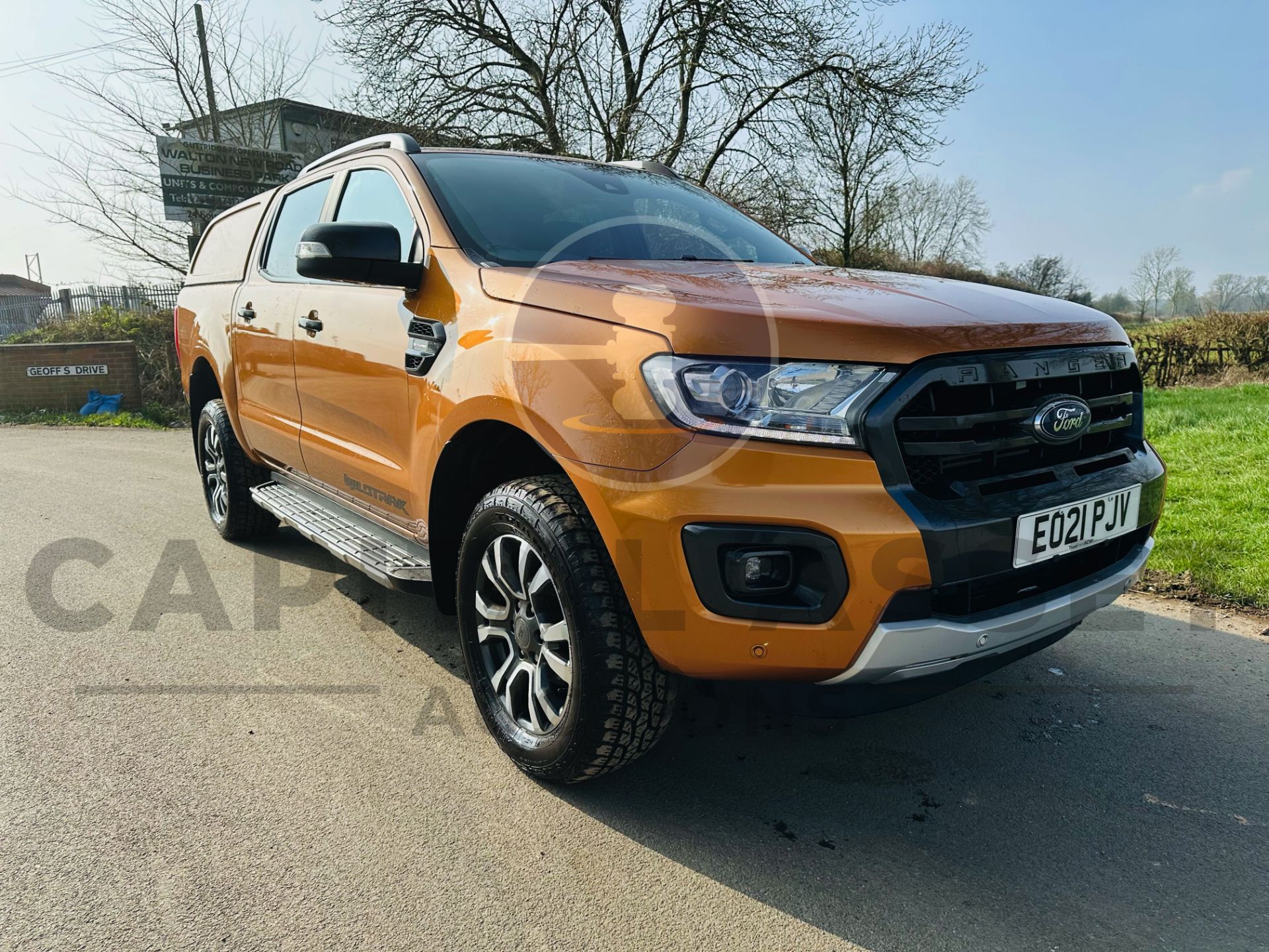 FORD RANGER WILDTRAK "AUTO" 2.0 BI-TURBO - 21 REG - 1 OWNER - FSH - LEATHER - SAT NAV - FULLY LOADED - Image 2 of 44