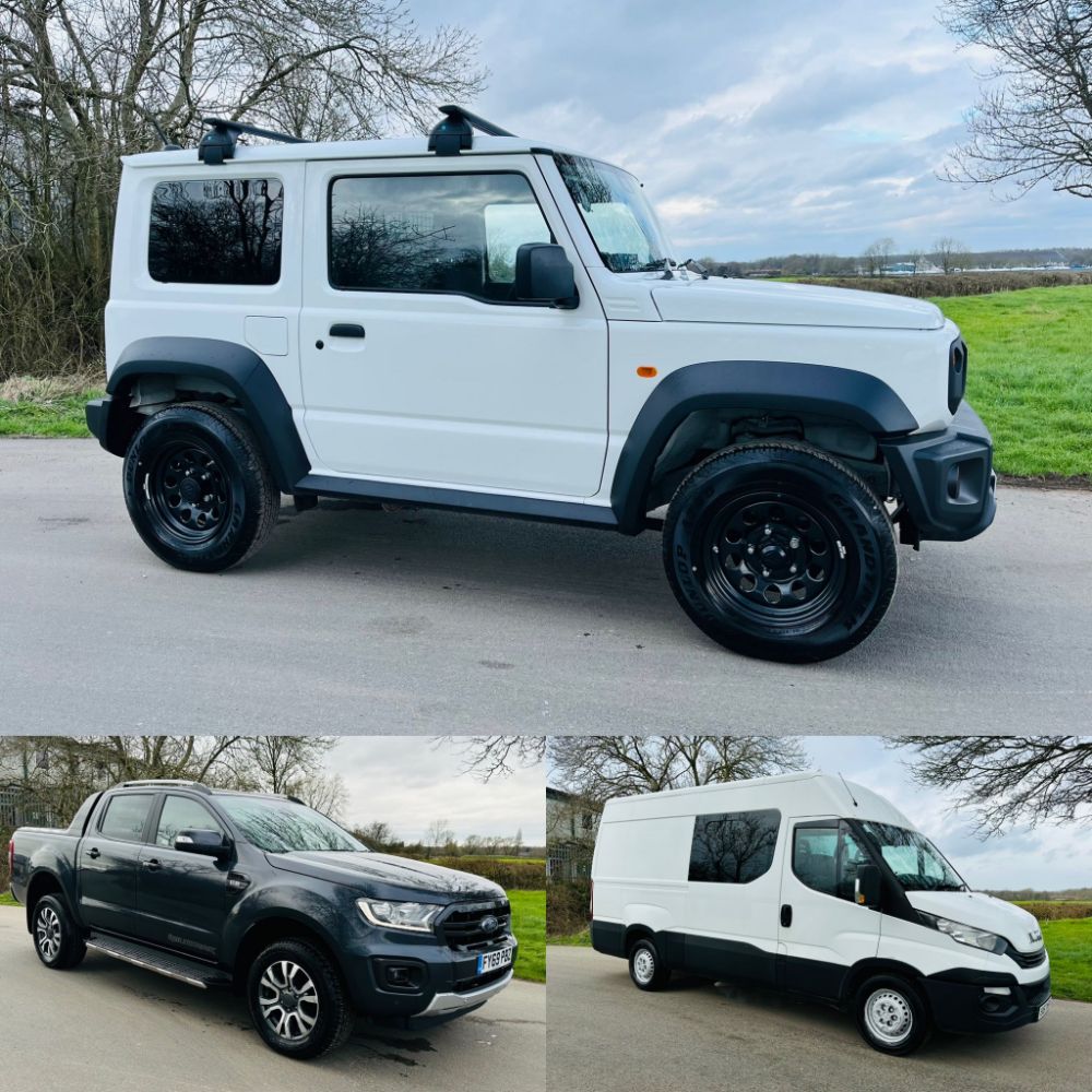 2023 '73 Reg' Suzuki Jimny - 2021 Mercedes-Benz Sprinter 315 Cdi *Progressive* - 2021 Ford Transit LWB *Leader* + Many More: Cars & Commercials