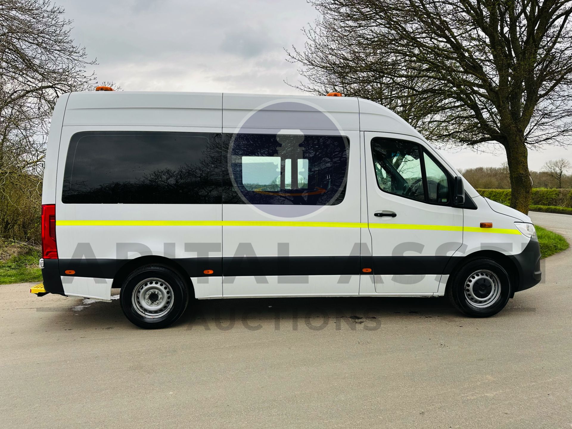 (ON SALE) MERCEDES SPRINTER 314CDI AUTO MWB MESSING UNIT WITH W/C,MICROWAVE,- 2020 REG- - AIR CON - Image 10 of 44
