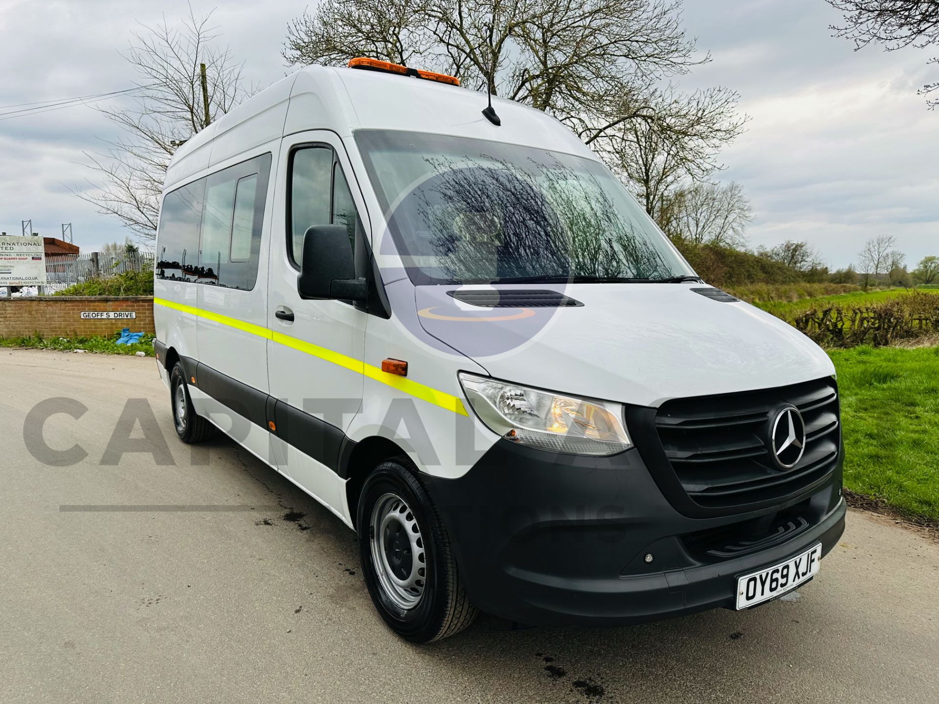 (ON SALE) MERCEDES SPRINTER 314CDI AUTO MWB MESSING UNIT WITH W/C,MICROWAVE,- 2020 REG- - AIR CON - Image 2 of 44