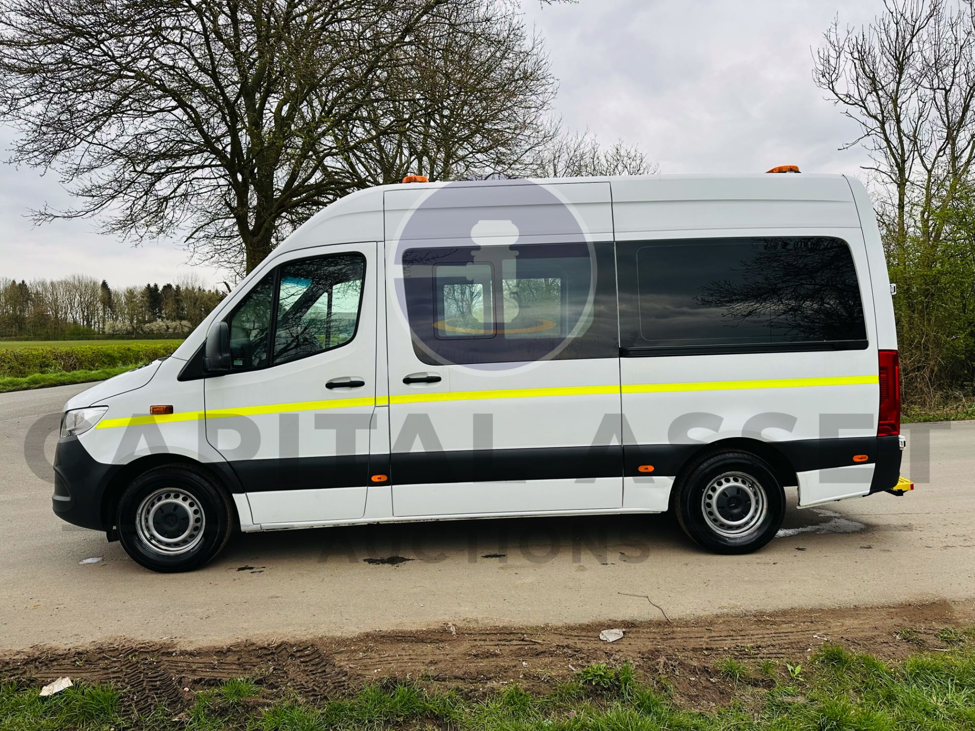 (ON SALE) MERCEDES SPRINTER 314CDI AUTO MWB MESSING UNIT WITH W/C,MICROWAVE,- 2020 REG- - AIR CON - Image 6 of 44