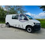 (ON SALE) VOLKSWAGEN TRANSPORTER 2.0 TDI LWB 5 SEATER DUALINER/CREW VAN (17 REG) 1 OWNER-LOW MILES